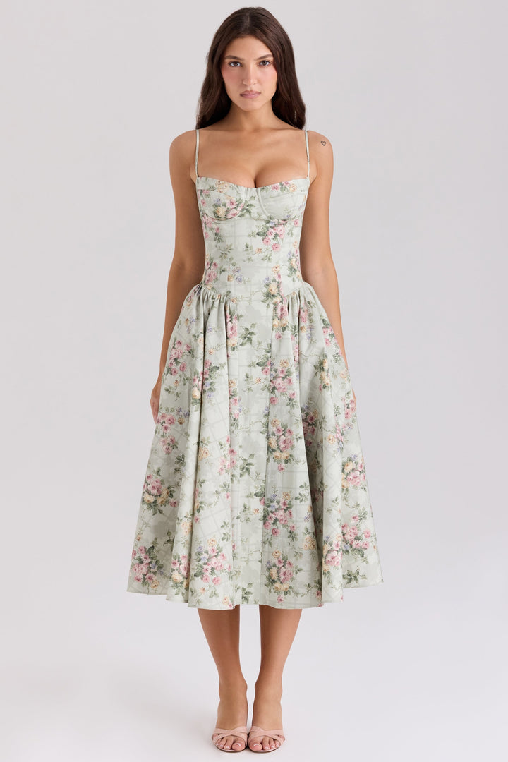 Ysa | Corset Midi Dress