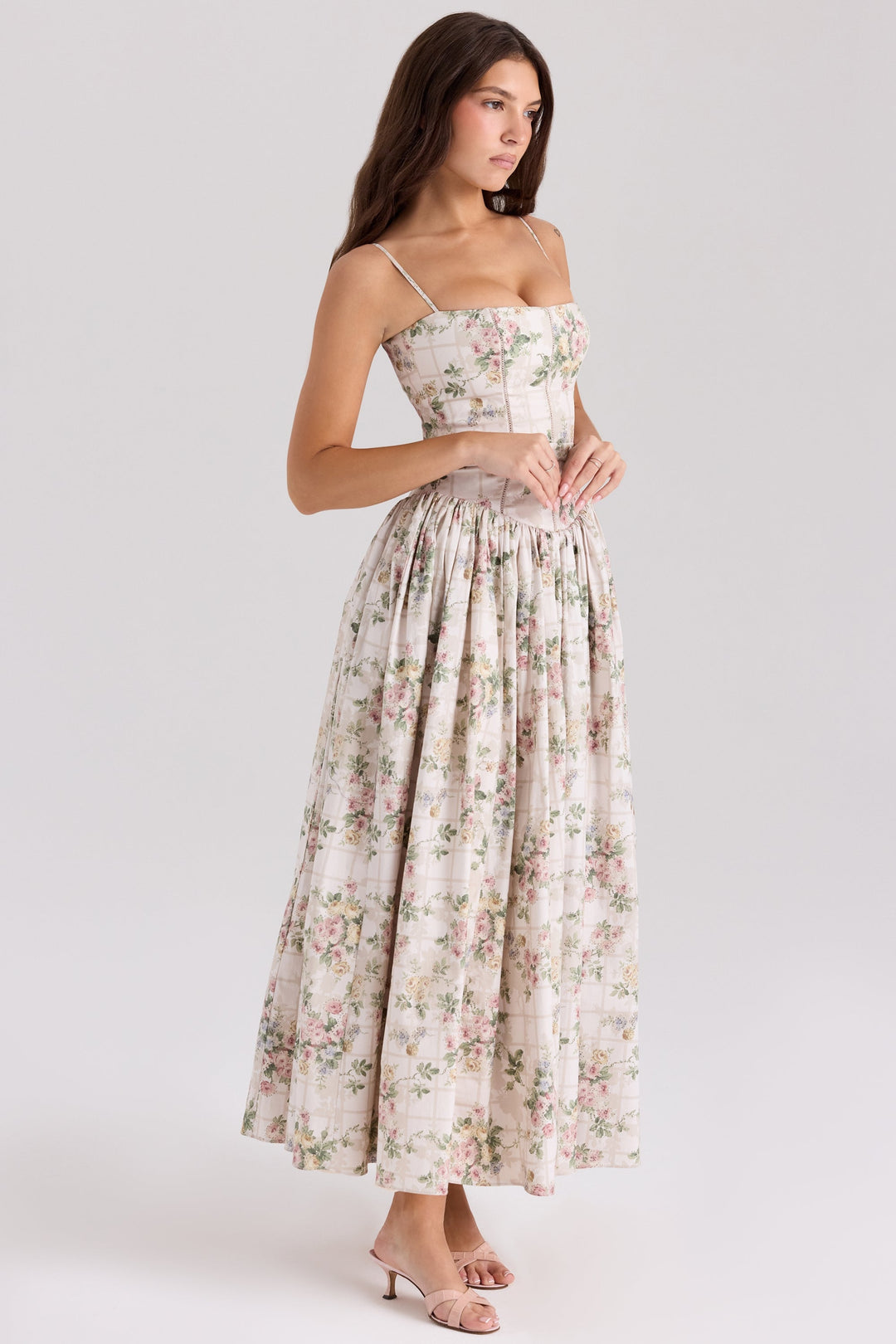 Ysa | Corset Midi Dress