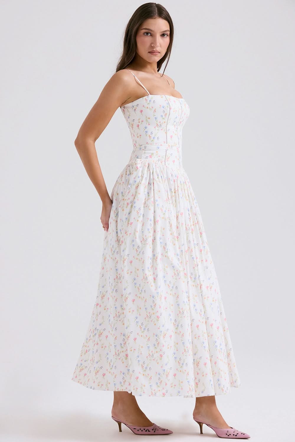 Ysa | Corset Midi Dress