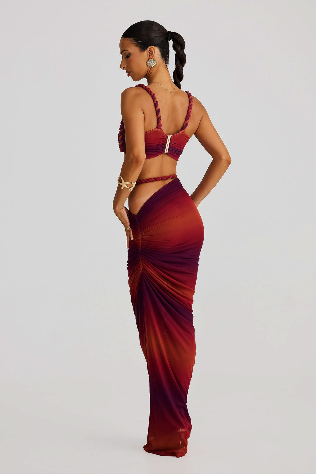 Relia | Draped Two-Piece Set