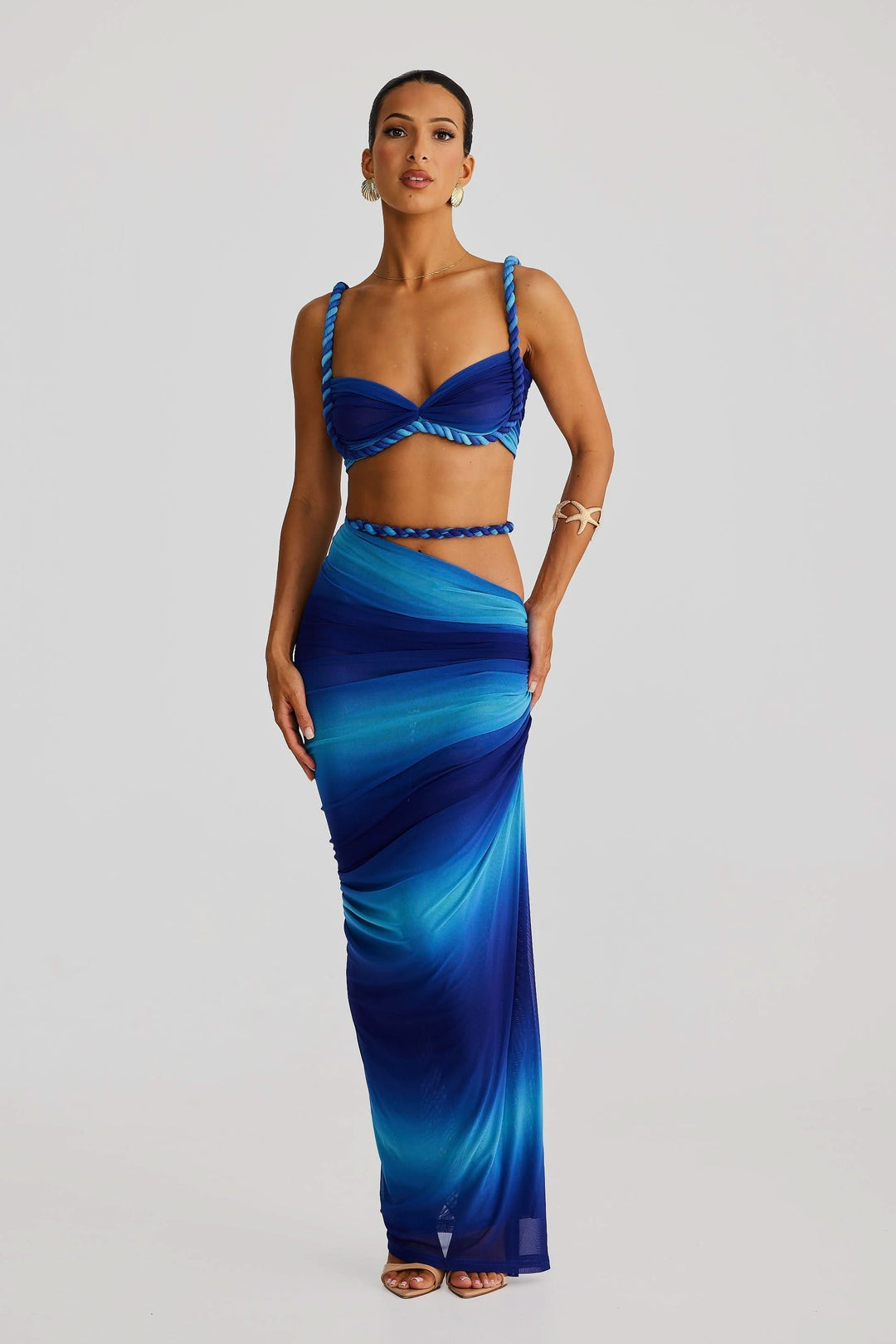 Relia | Draped Two-Piece Set