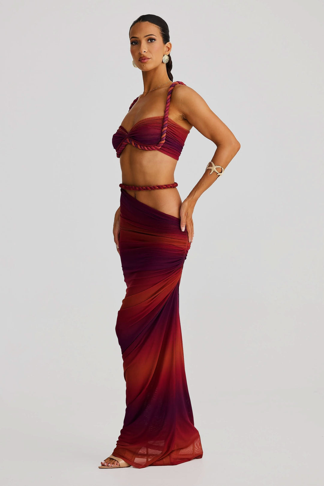 Relia | Draped Two-Piece Set
