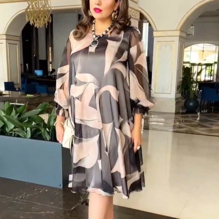 Valara | Flowing Print Dress