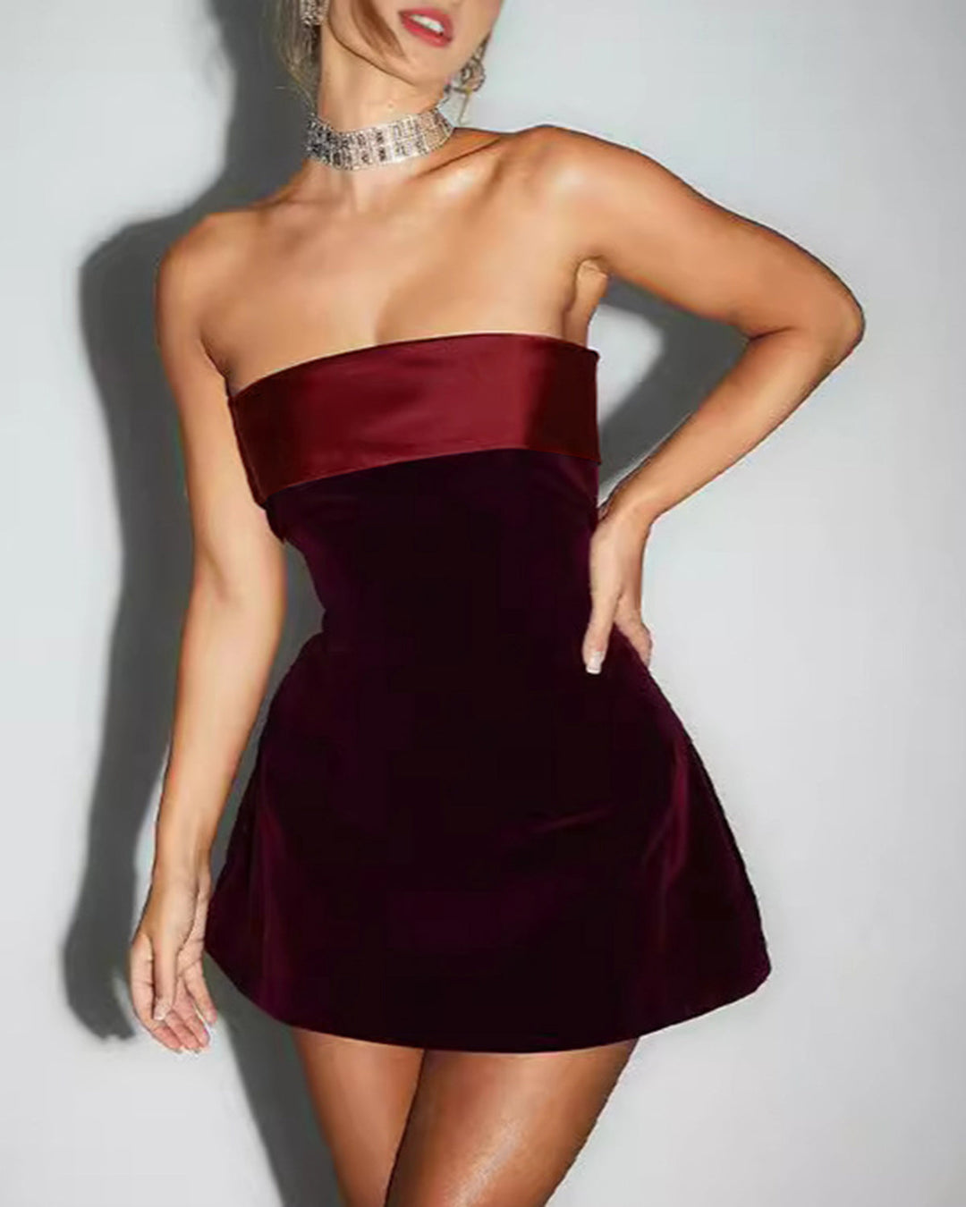 Moana | Strapless A-Line Mini Dress