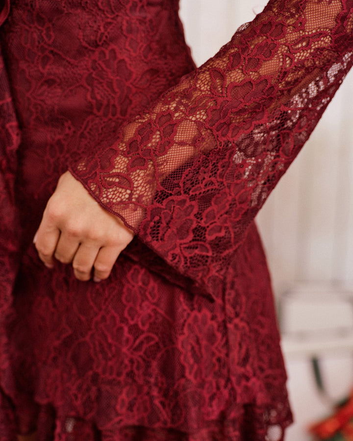 Joana | Floral Ruffle Mini Dress