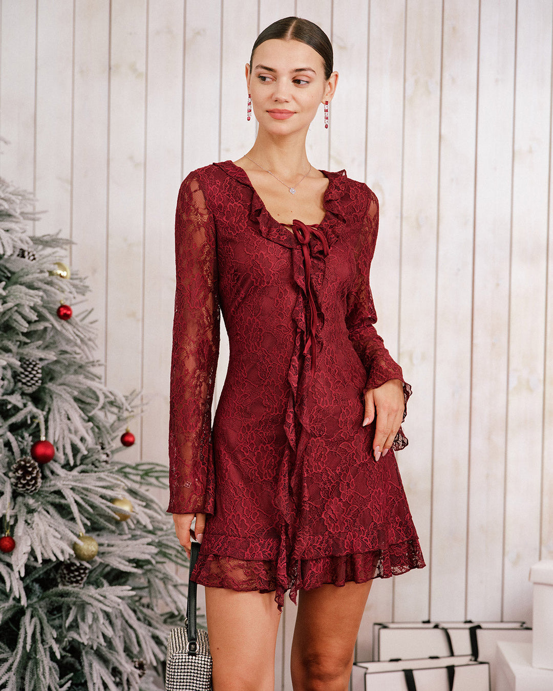Joana | Floral Ruffle Mini Dress
