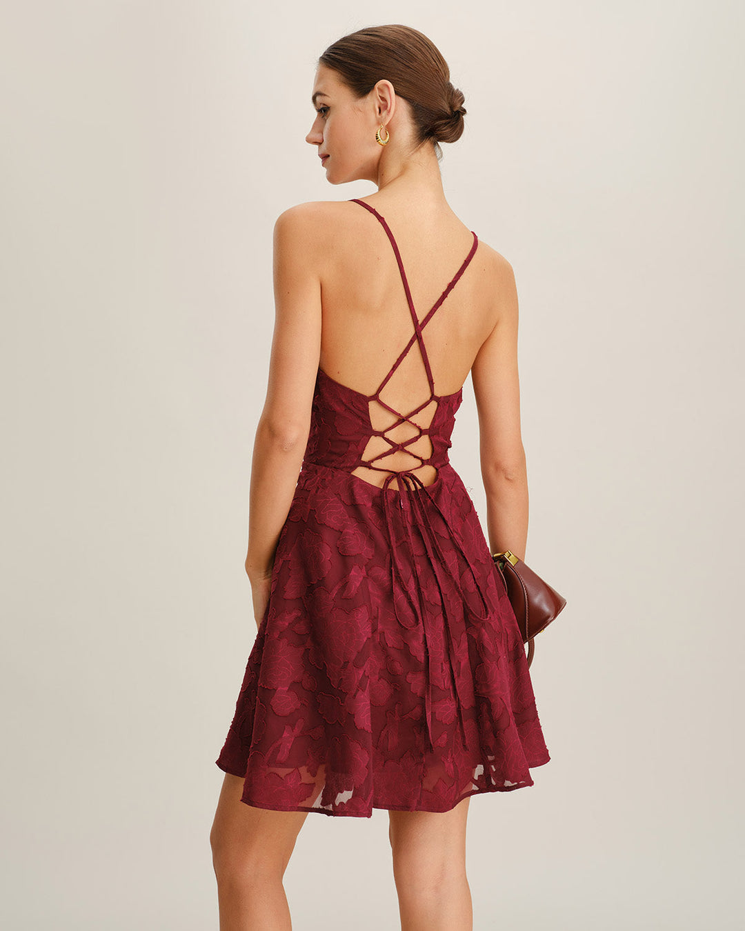 Reya | Floral Backless Mini Dress