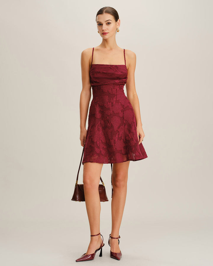Reya | Floral Backless Mini Dress