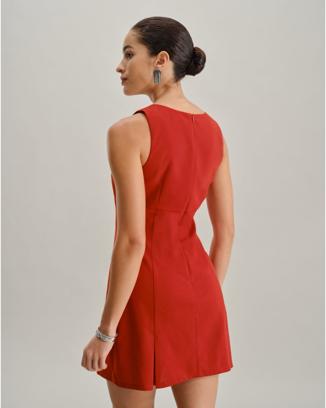 Alina | Square Neck A-Line Mini Dress